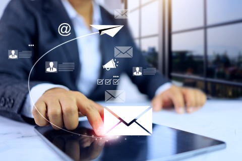 Info-Post per e-mail mit Entspannungstipps, Newsletteranmeldung